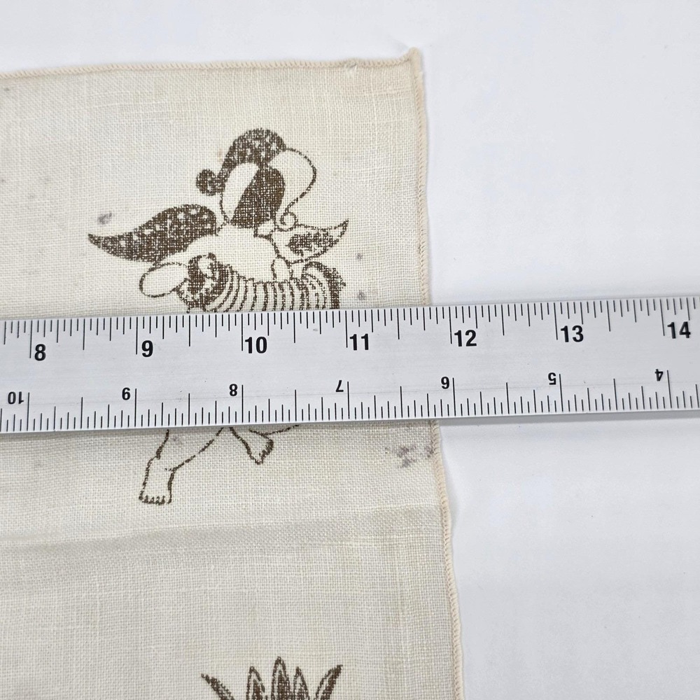 VTG Georges Briard This is Paradise Placemats Guest Bar Towels Set of 2 MCM - Picture 16 of 16